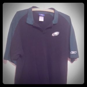Eagles Reebok collared polo golf shirt XL